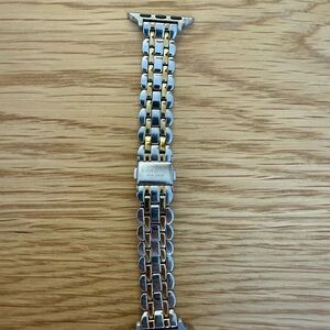 Two-Tone Metal Watch Band